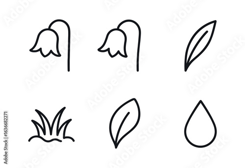 Wildflower Icon Grid