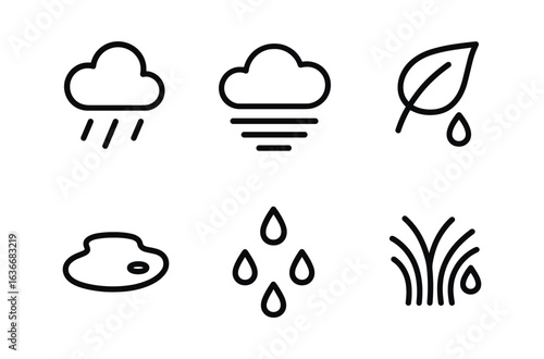 Minimal Raincloud Icons