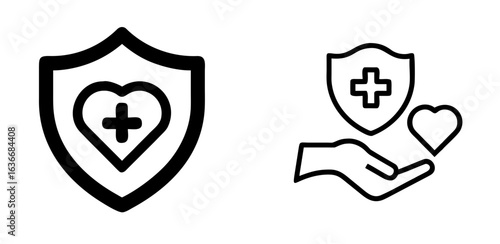 Health Insurance Protection Medical Icon