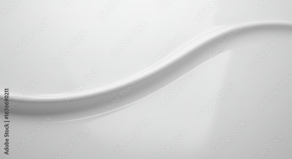 custom made wallpaper toronto digitalFluid White Abstract Swirl: Elegant Minimalist Background Design