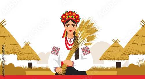 Celebrating Ukrainian Heritage a Symbolic Representation of Rich Cultural Traditions