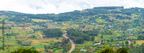 Slika na platnu Kenya Great Rift Valley View Point Escarpment Landscapes East Africa