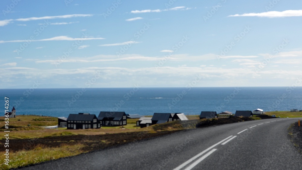 Fototapeta premium Icelandic village