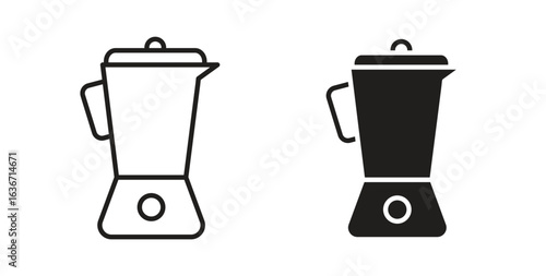 Blender icon symbol, sign, logo or emblems. silhouette. EPS 10.
