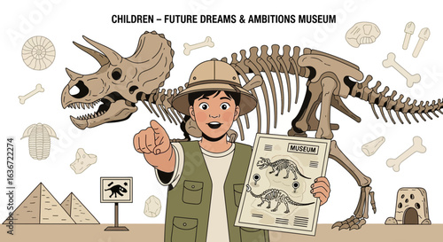 Exploring Dinosaurs and Ancient History at the Museum A Boy's Archaeological Adventure