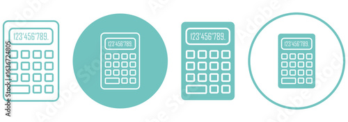 calculator glyph icon. Vector illustration of Calculator icon set isolated. Budget Icon. calculator icon in silhouette vector. Payment Icons Collection. Budgeting vector icon eps 10