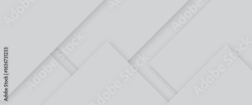 Abstract grey geometric overlapping triangle line background Neomorphs style. Presentation slide template Vector design Object web design modern poster, banner background Vector illustration.