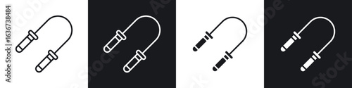 Jump rope icon vector - Sign or Symbol collection