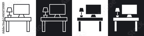 Workspace icon vector - Sign or Symbol collection