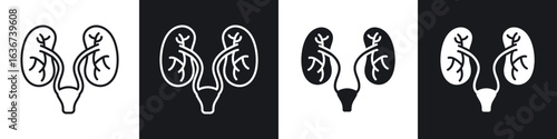 Urology icon vector - Sign or Symbol collection