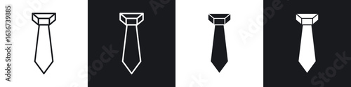 Tie icon vector - Sign or Symbol collection