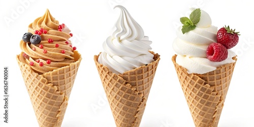 Three Flavors Frozen Yogurt...