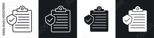 Medical record icon vector - Sign or Symbol collection