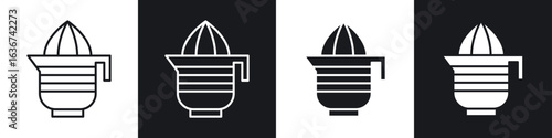 Juicer squeezer icon vector - Sign or Symbol collection