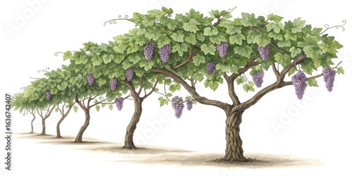 Watercolor Illustration of ...