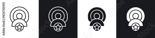 Influencer icon vector - Sign or Symbol collection
