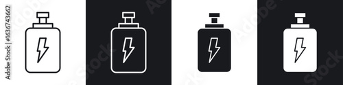 Energy drink icon vector - Sign or Symbol collection