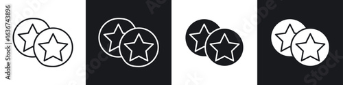 Earn point icon vector - Sign or Symbol collection