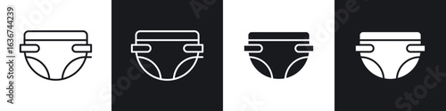 diaper icon vector - Sign or Symbol collection