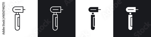 Dental drill icon vector - Sign or Symbol collection