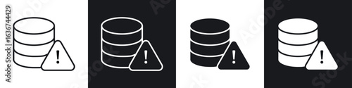 Data loss icon vector - Sign or Symbol collection