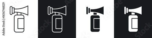 Air horn icon vector - Sign or Symbol collection