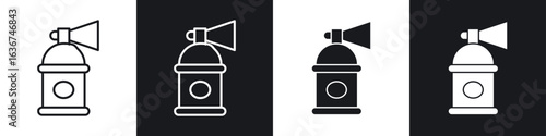 Air horn icon vector - Sign or Symbol collection