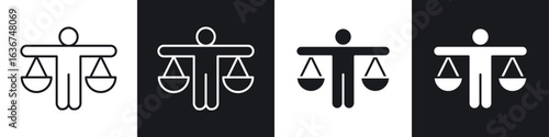 Ethics icon vector - Sign or Symbol collection