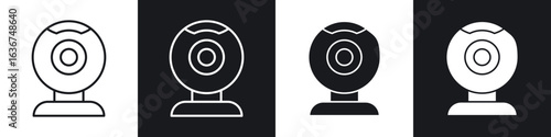 Webcam icon vector - Sign or Symbol collection