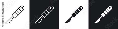 Scalpel icon vector - Sign or Symbol collection