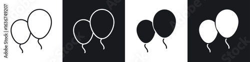 Balloon icon vector - Sign or Symbol collection