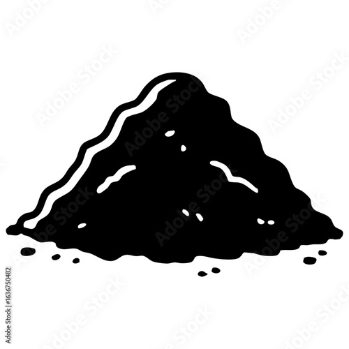 heap of dirt soil pile