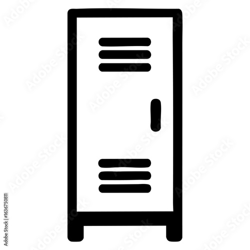 locker room icon vector