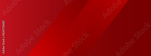 Abstract red modern decorative stylish wave banner background vector
