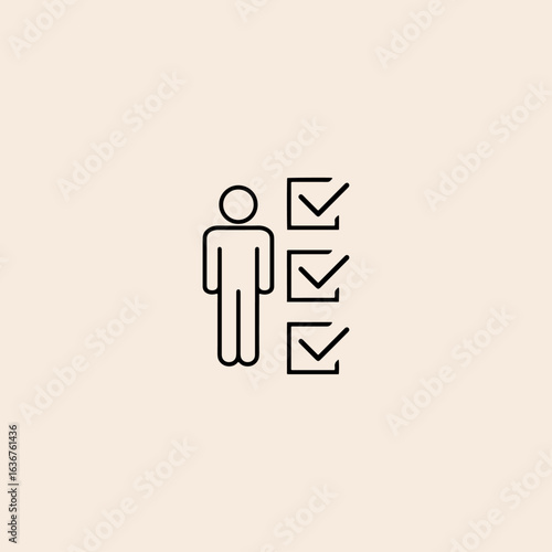 Head hunting icon flat vector design.