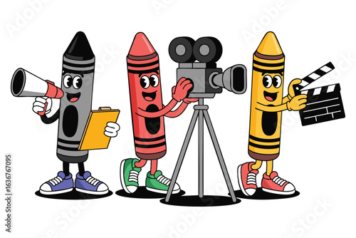 Crayon Crew Film Production: Creative Media Illustration