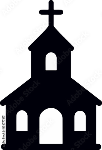 church icon vector