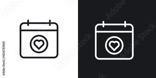 Special event icons. Illustration of outline icons