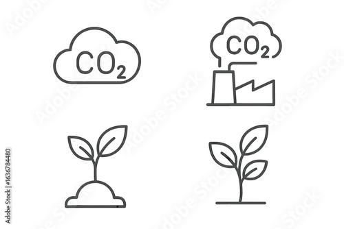 Understanding the impact of carbon dioxide emissions on the environment through simple illustrations
