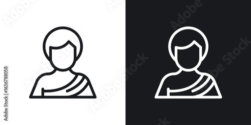 Hajj icons. Illustration of outline icons