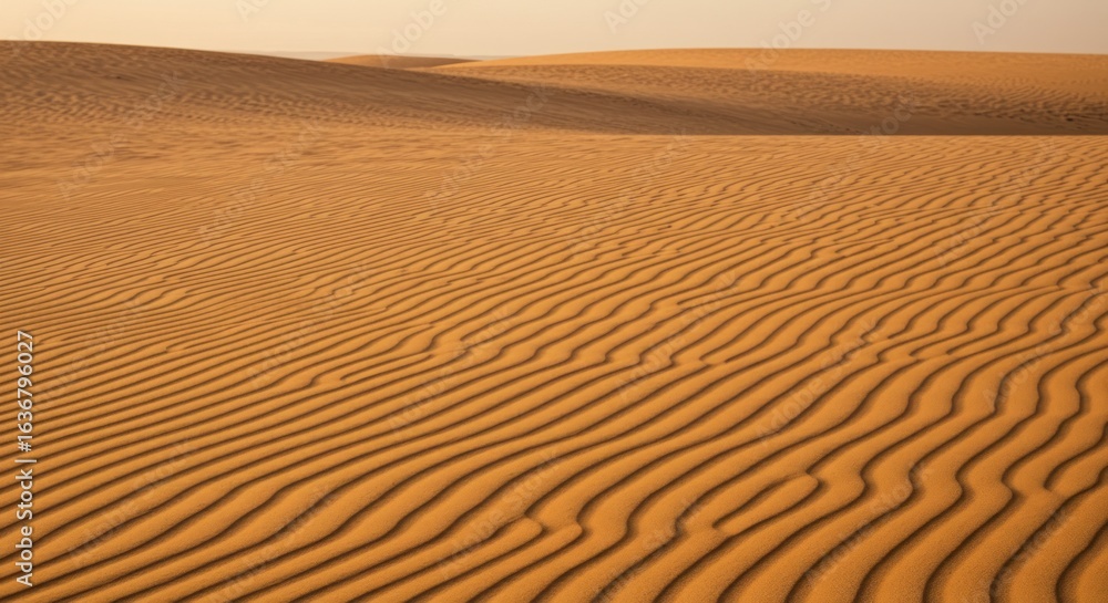 Naklejka premium Desert sand landscape