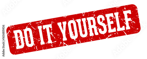 do it yourself rectangular sign. do it yourself stamp