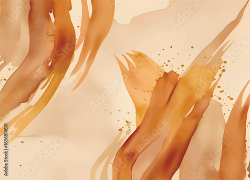 handmade nature-inspired texture watercolor background