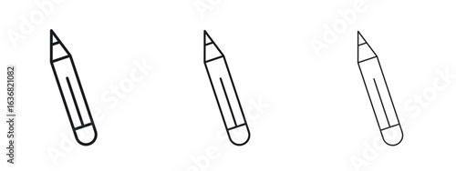 Eyeliner icon vector Logo Design Template. Editable Stroke graphics.