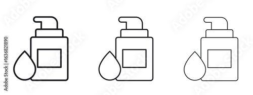 Concealer icon vector Logo Design Template. Editable Stroke graphics.