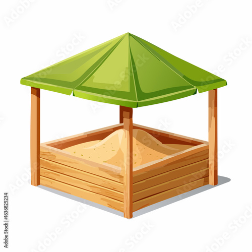 Sandkasten mit Abdeckung