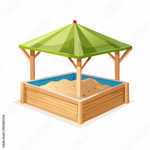 Sandkasten mit Abdeckung