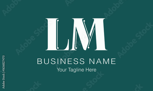 LM L lm initial logo | initial based abstract modern minimal creative logo, vector template image. luxury logotype logo, real estate homie logo. typography logo. initials logo