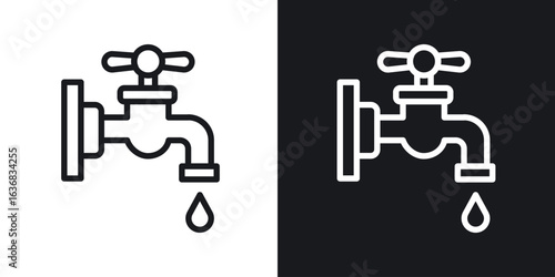 Tap icon vector symbol in Line Art Style for Design, Presentation, Website or Apps Elements.