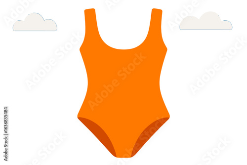 Summer beach activities are perfectly suited to a long sleeve swimsuit design